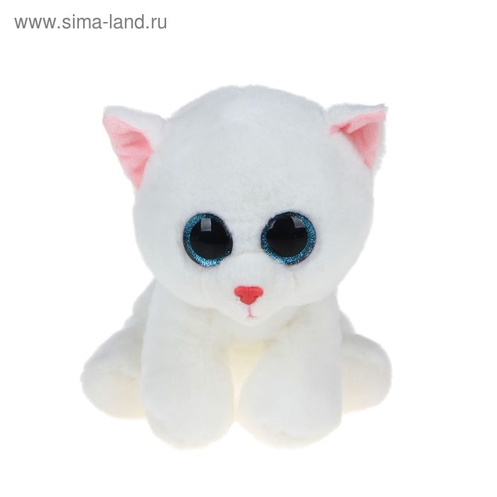 Мягкая игрушка «Кошка Pearl», цвет белый - Фото 1
