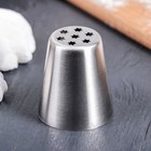 Насадка кондитерская «Травка крупная», d=4 см, нержавеющая сталь - Фото 1