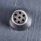 Насадка кондитерская «Травка крупная», d=4 см, нержавеющая сталь - Фото 2