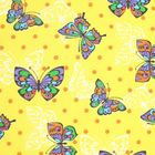 Полотенце вафельное набивное Бабочки 3 40х70 см 160 гр/м хлопок - Фото 2