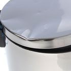 УЦЕНКА Ведро мусорное с педалью, 12 л, нержавеющая сталь - Фото 3