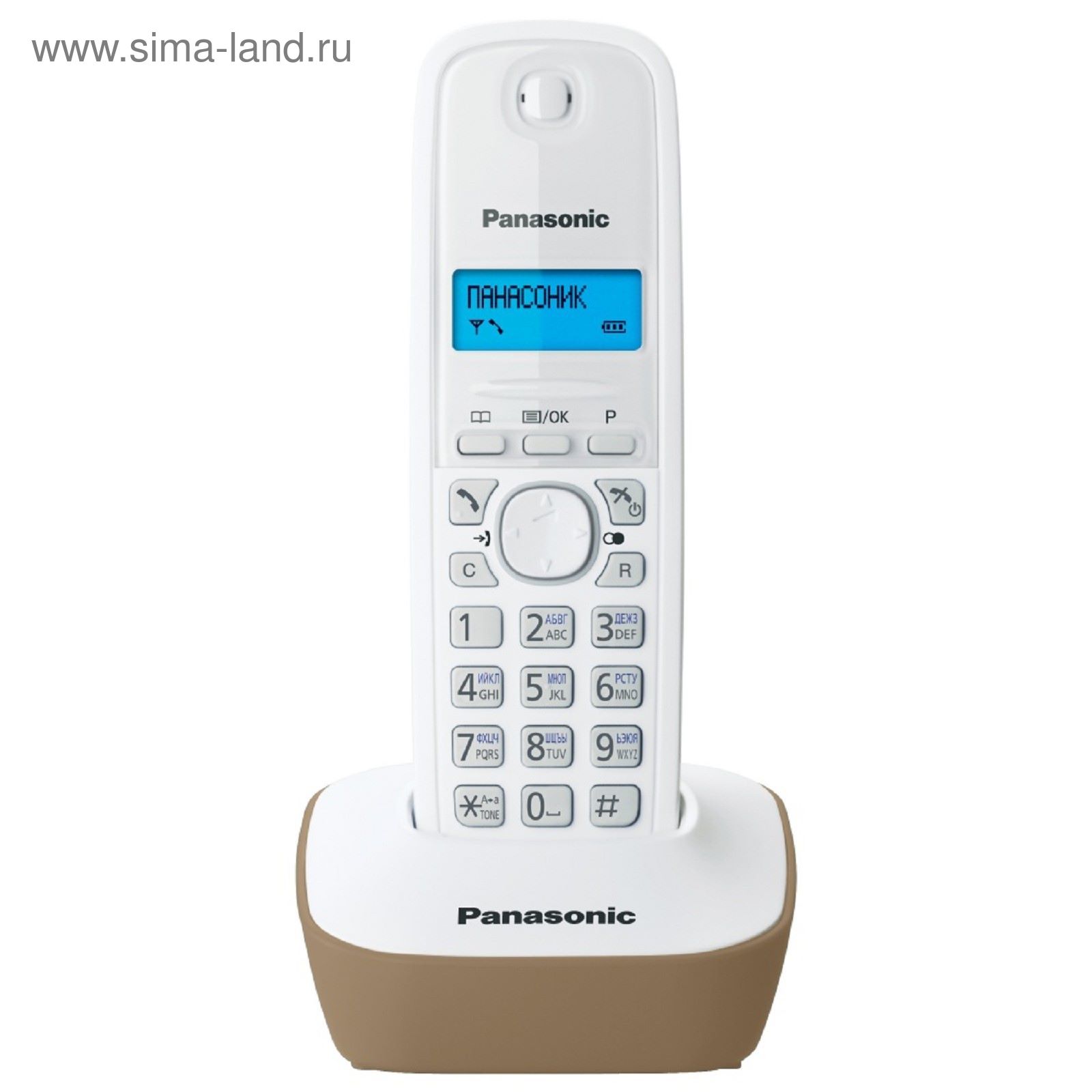 Радиотелефон DECT Panasonic KX-TG1611 RUJ (1661492) - Купить по цене от 6  150.00 руб. | Интернет магазин SIMA-LAND.RU