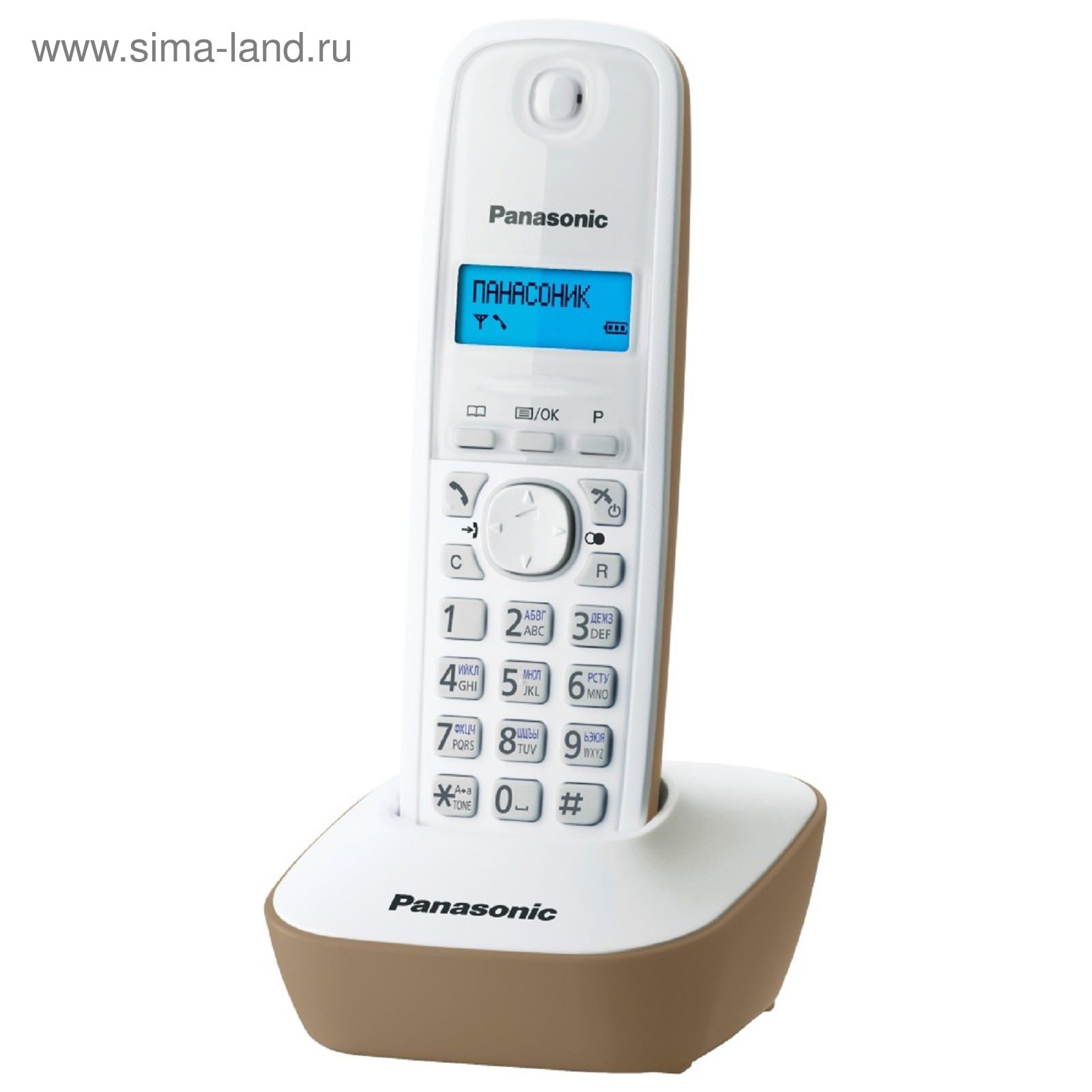 Радиотелефон DECT Panasonic KX-TG1611 RUJ (1661492) - Купить по цене от 6  150.00 руб. | Интернет магазин SIMA-LAND.RU