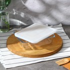 Форма прямоугольная для запекания и выпечки из жаропрочного стекла Cook&Store, 1,5 л, с крышкой - Фото 2