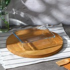 Форма прямоугольная для запекания и выпечки из жаропрочного стекла Cook&Store, 1,5 л, с крышкой - Фото 3