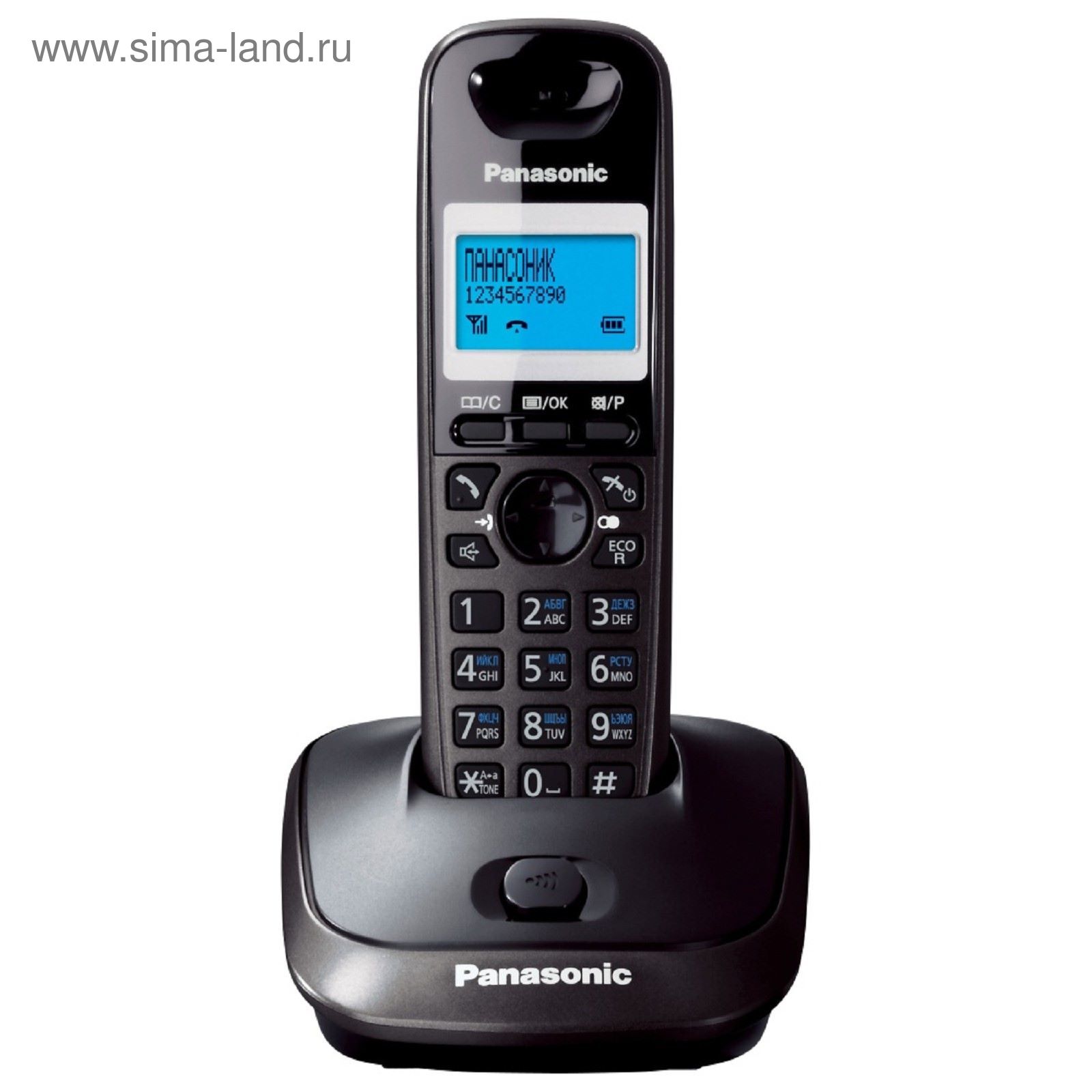 Радиотелефон DECT Panasonic KX-TG2511 RUT (1661493) - Купить по цене от 5  125.00 руб. | Интернет магазин SIMA-LAND.RU