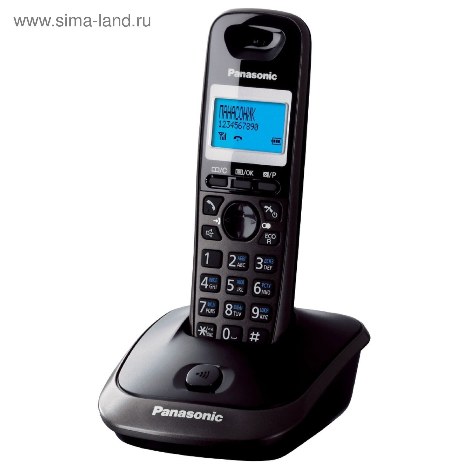 Радиотелефон DECT Panasonic KX-TG2511 RUT (1661493) - Купить по цене от 5  125.00 руб. | Интернет магазин SIMA-LAND.RU