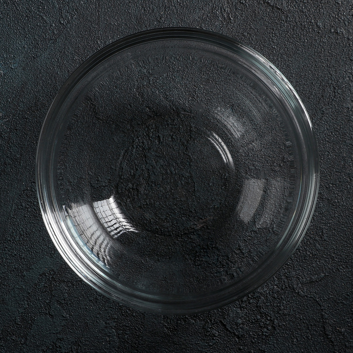 Салатник стеклянный «Удобное хранение», 1,1 л, d=17 см, штабелируемый - фото 1927286626