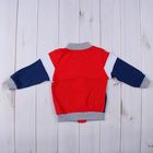 Куртка для мальчика, рост 62-68 см (44), цвет красный/белый/тёмно-синий (арт. Д 1949/9-В_М) - Фото 6