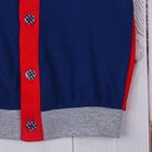 Куртка для мальчика, рост 86-92 см (52), цвет красный/белый/тёмно-синий (арт. Д 1949/9-В_М) - Фото 4