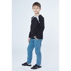 Джемпер для мальчика, рост 110-116 см (60), цвет чёрный/серый (арт. Д 08245/1-П_Д) - Фото 2