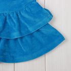 Платье для девочки, рост 62-68 см (44), цвет голубой (арт. Д 0179 -П_М) - Фото 4