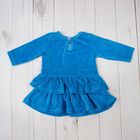 Платье для девочки, рост 62-68 см (44), цвет голубой (арт. Д 0179 -П_М) - Фото 6
