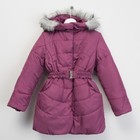 Пальто для девочки, рост 122 см, цвет розовый (арт. Д20-16_Д) - Фото 1