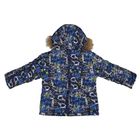 Куртка для мальчика, рост 134 см, принт, цвет синий (арт. М12-52_Д) - Фото 7
