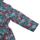 Пальто для девочки, рост 122 см, принт, цвет бирюзовый (арт. Д20-56_Д) - Фото 3