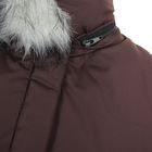 Пальто для девочки, рост 116 см, цвет шоколадный (арт. Д21- 1_Д) - Фото 3