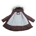 Пальто для девочки, рост 116 см, цвет шоколадный (арт. Д21- 1_Д) - Фото 8