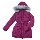 Пальто для девочки, рост 134 см, цвет фуксия (арт. Д21-28_Д) - Фото 1