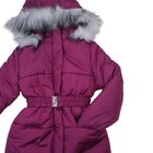Пальто для девочки, рост 134 см, цвет фуксия (арт. Д21-28_Д) - Фото 4