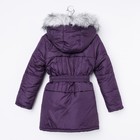 Пальто для девочки, рост 116 см, цвет фиолетовый (арт. Д21-37 _Д) - Фото 2
