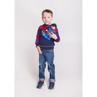 Комплект (толстовка, брюки) для мальчика, рост 122-128 см, цвет синий (арт. 181-М_Д) - Фото 5