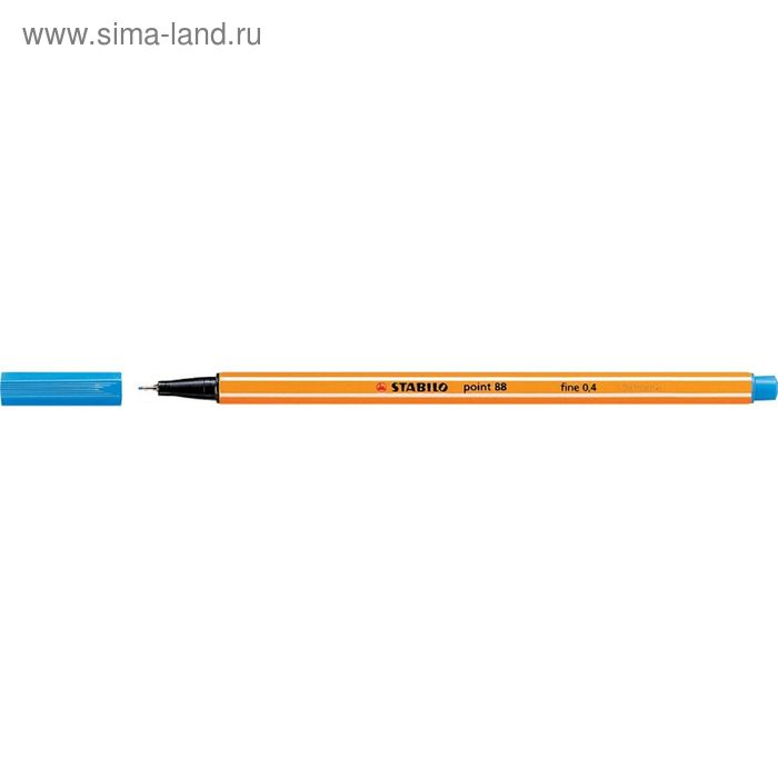 Ручка капиллярная Stabilo point 88 0.4 мм чернила ультрамарин 88/32 - Фото 1