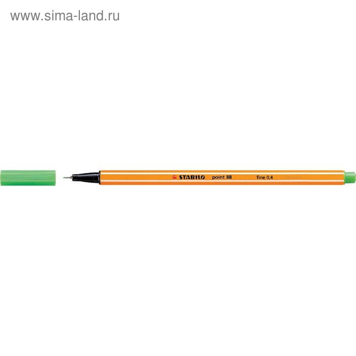 Ручка капиллярная Stabilo point 88 0.4 мм чернила цвет листвы 88/43 - Фото 1