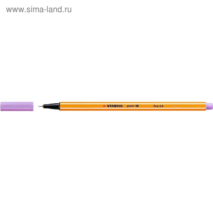 Ручка капиллярная Stabilo point 88 0.4 мм чернила светло-сиреневые 88/59 - Фото 1