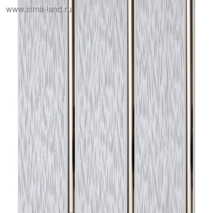 Панель ПВХ «Акватон. Дождь», 3000×250 мм, цвет серый - Фото 1