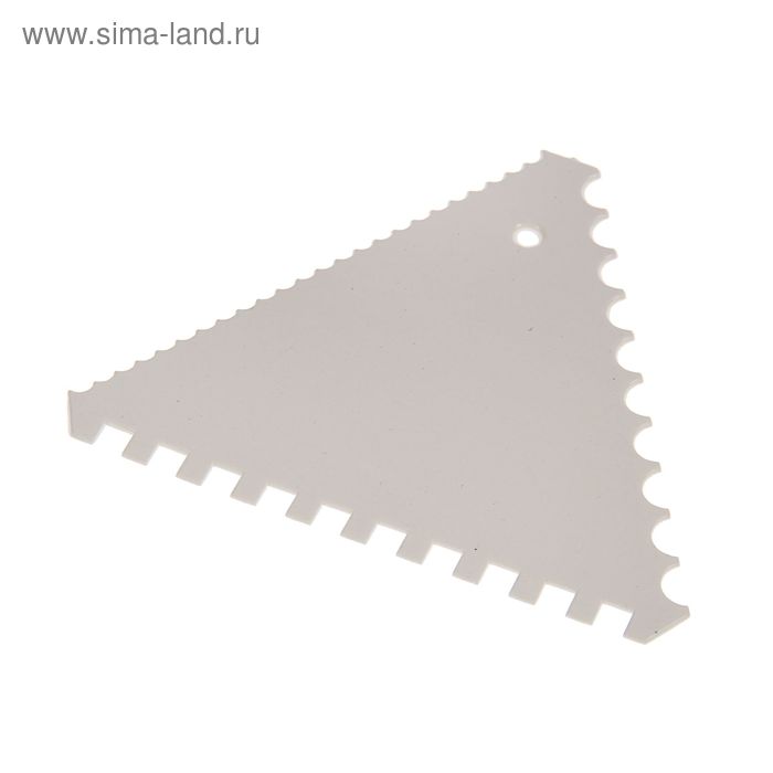 Шпатель кондитерский 11х9,5 см "Волны, полосы" - Фото 1