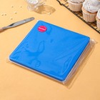 Набор матов для моделирования и сушки цветов из мастики Доляна, 20×20×3.5 см, 2 шт., белый, синий - Фото 4