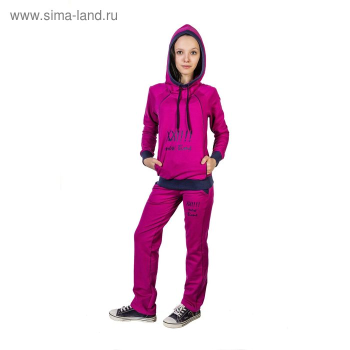 Спортивный костюм для девочки, рост 158 см (76), цвет фуксия 33-КПД-27 - Фото 1