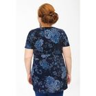 Блуза женская, размер 50, цвет тёмно-синий  Б-117/1 - Фото 3