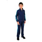Спортивный костюм для мальчика, рост 140 см (72), цвет синий 33-КП-28 - Фото 1