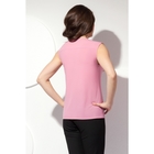 Блуза без рукавов, размер 50, цвет светло-розовый Б-152/1 - Фото 3