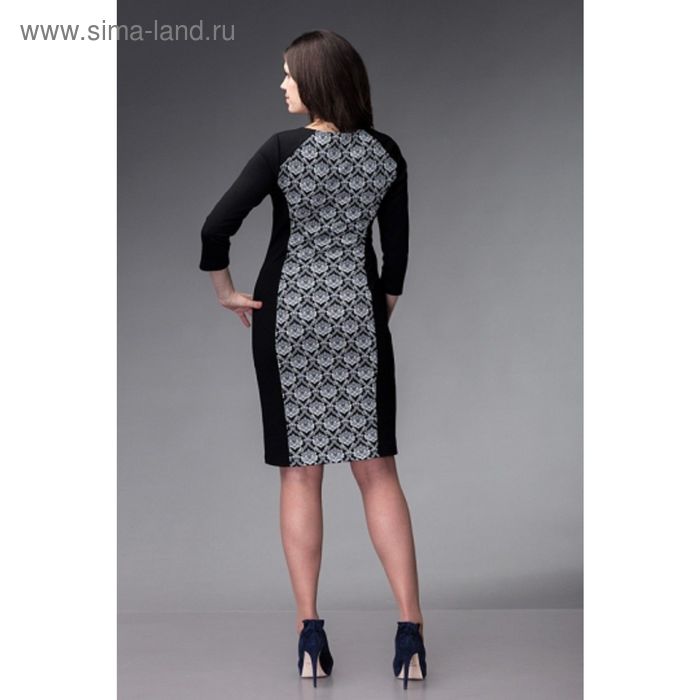 Платье женское. размер 44, цвет чёрный П-201/3 - Фото 1