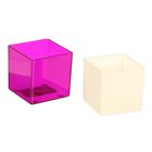 Горшок «Мини куб» на магнитной ленте, 160 мл, фиолетовый - Фото 2