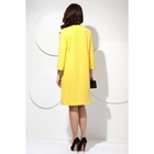 Пальто женское, размер 56, цвет жёлтый П-409 - Фото 3