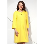 Пальто женское, размер 56, цвет жёлтый П-409 - Фото 1