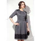 Платье женское, размер 46, цвет серый П-401 - Фото 1