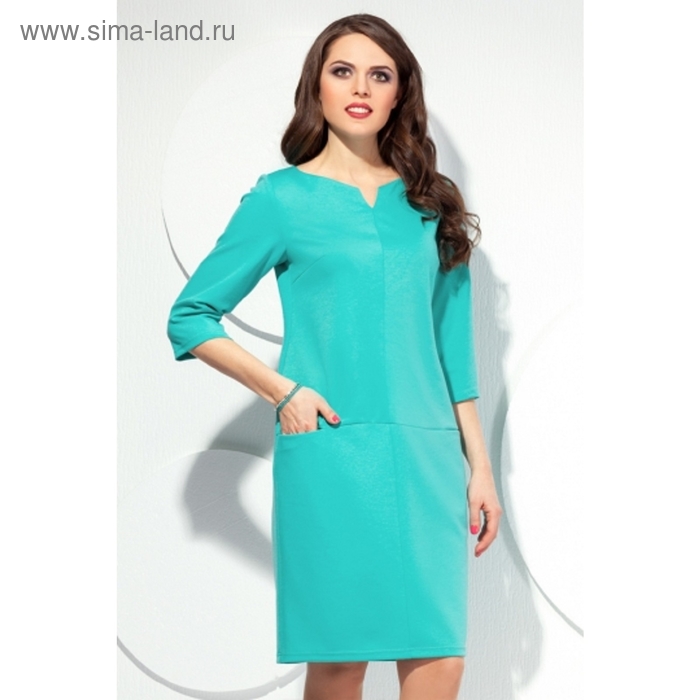 Платье женское, размер 50, цвет мятный П-415 - Фото 1