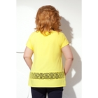 Блуза с короткими рукавами, размер 62, цвет жёлтый Б-151/2 - Фото 3