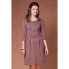 Платье женское, размер 44, цвет светло-коричневый П-323/2 - Фото 1