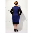Платье женское, размер 50, цвет синий+чёрный П-380 - Фото 3