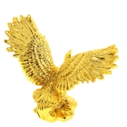 Нэцкэ золотистый "Парящий орел" 17 х 8 х 13 см 011 - Фото 2
