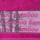 Полотенце махровое "Этель" Stelo, фиолетовый 50*90 см бамбук, 460 г/м2 - Фото 2