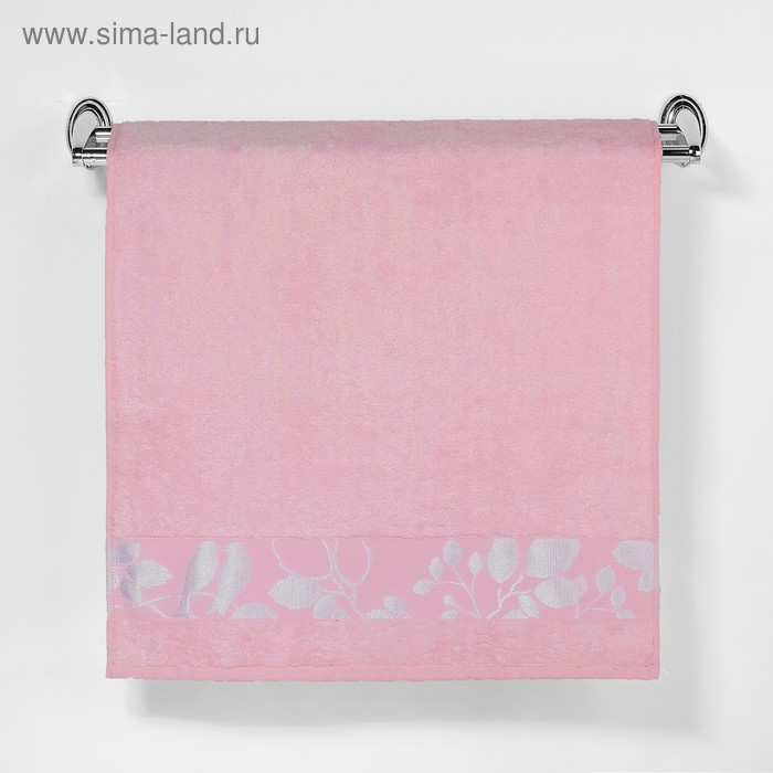 Полотенце махровое "Этель" Passero, размер 30х50 см, цвет нежно-розовый - Фото 1