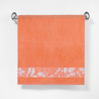 Полотенце махровое "Этель" Passero, размер 30х50 см, цвет персиковый - Фото 1