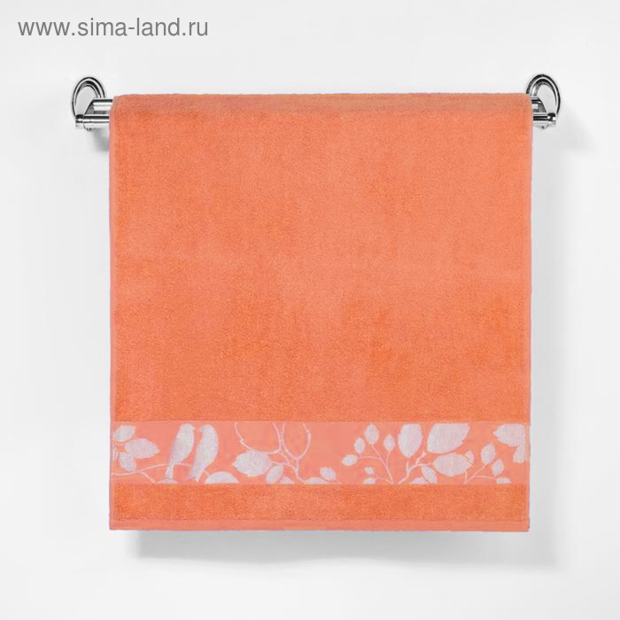 Полотенце махровое "Этель" Passero, размер 30х50 см, цвет персиковый - Фото 1